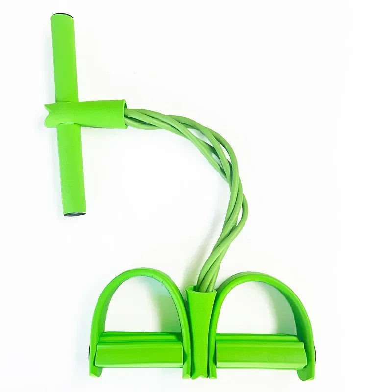 Fitness Gum 4 Tube Resistance Bands Latex Pedal Exerciser Sit-up Pull Rope Expander Elastic Bands Yoga equipment Pilates Workout
