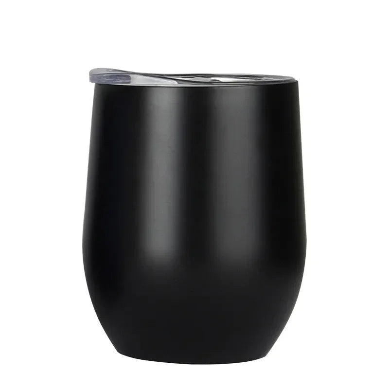 360ml 12oz Thermal Insulated Stainless Steel Tumbler Double Wall Water Bottle Portable To Go Coffee Mug Travel Dinking Cup