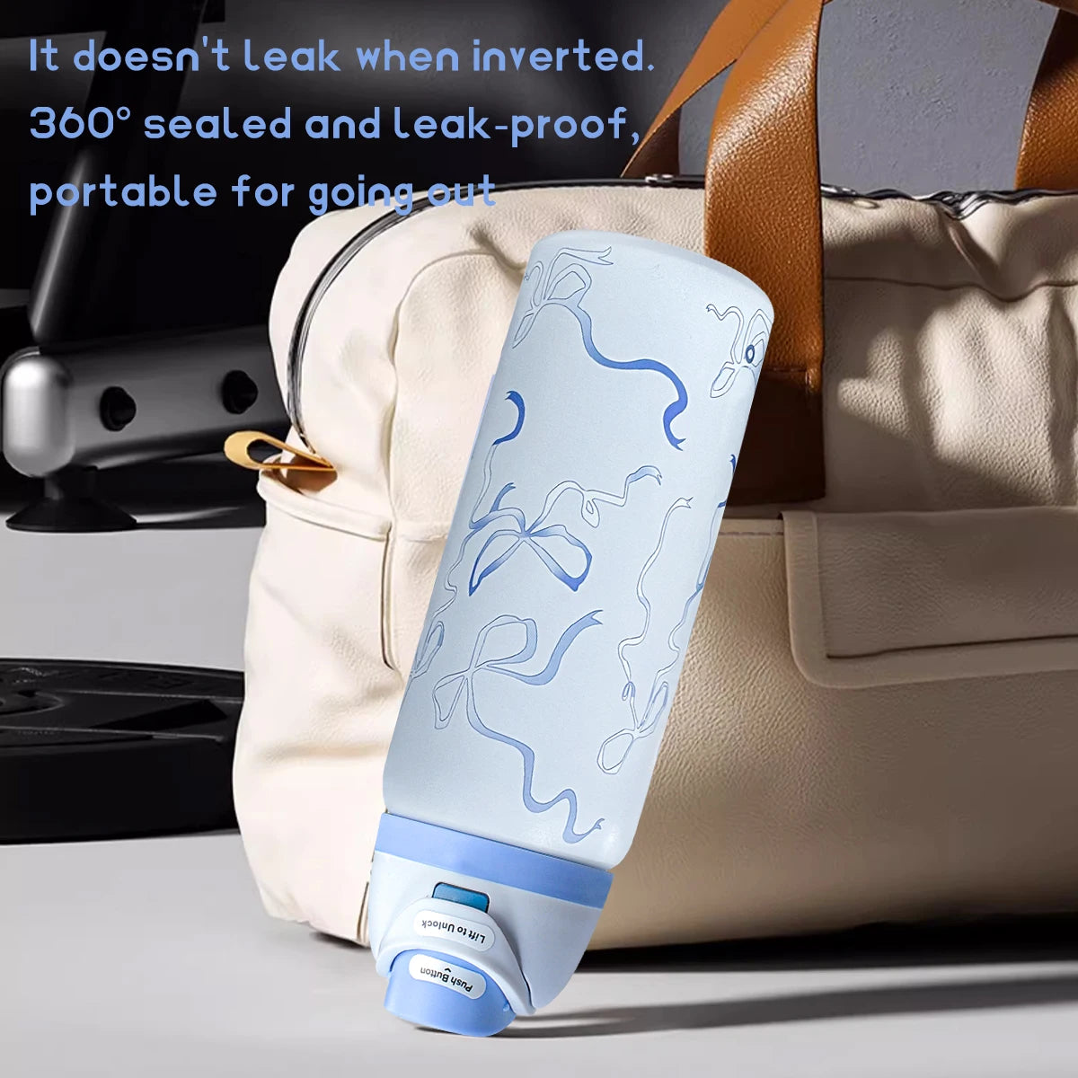 Owalaa Blue butterfly Water bottle 32oz,945ML,with straw,heat preservation time more than 24 hours,camping,work,indoor