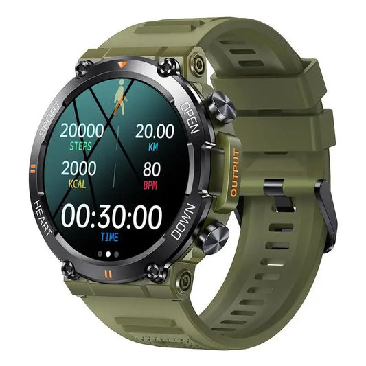 waterproof Durable Smartwatch | Outdoor Smartwatch with Call Function, Fitness Tracker, Pedometer, Multiple Sports Modes