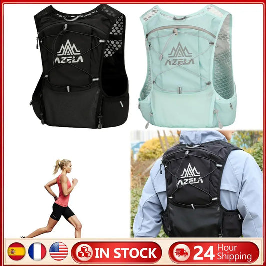 Outdoor Running Hydration Vest Backpack Running Hydration Pack Water Bladder Bag Daypack for Trail Running Marathon Race Hiking