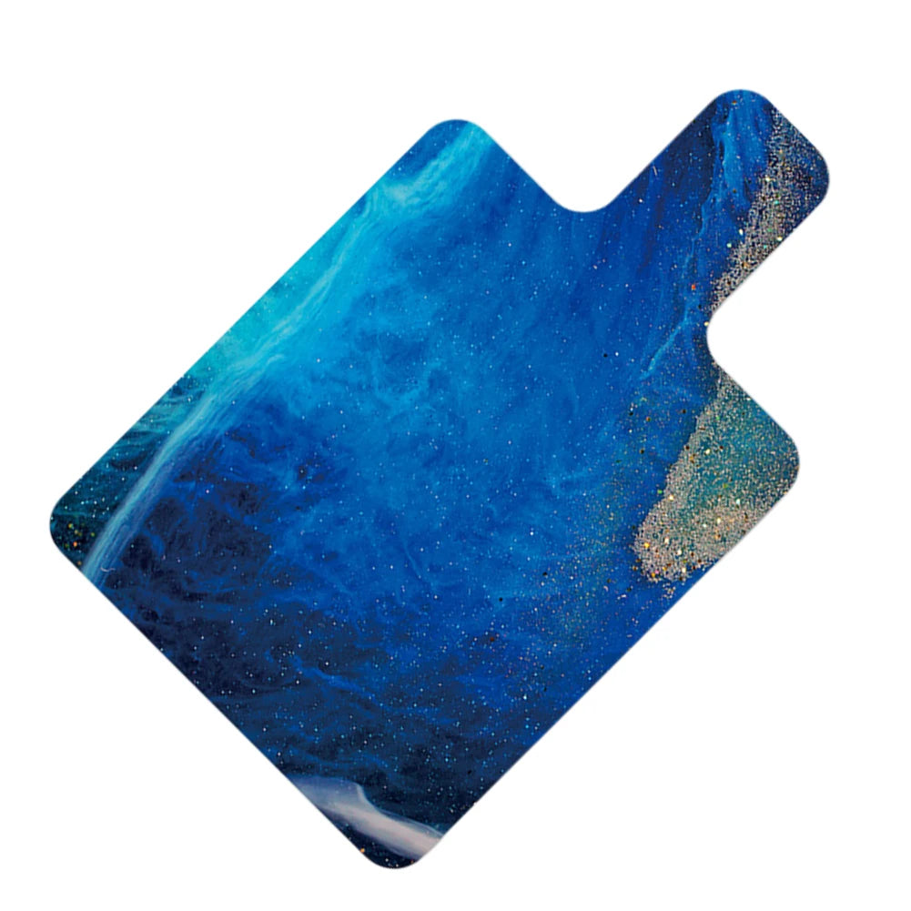 Rubber Exercise Pad Anti-Slip Fitness Yoga Mat Core Training Breathable Portable High-Temperature Resistant for Home Gym Office