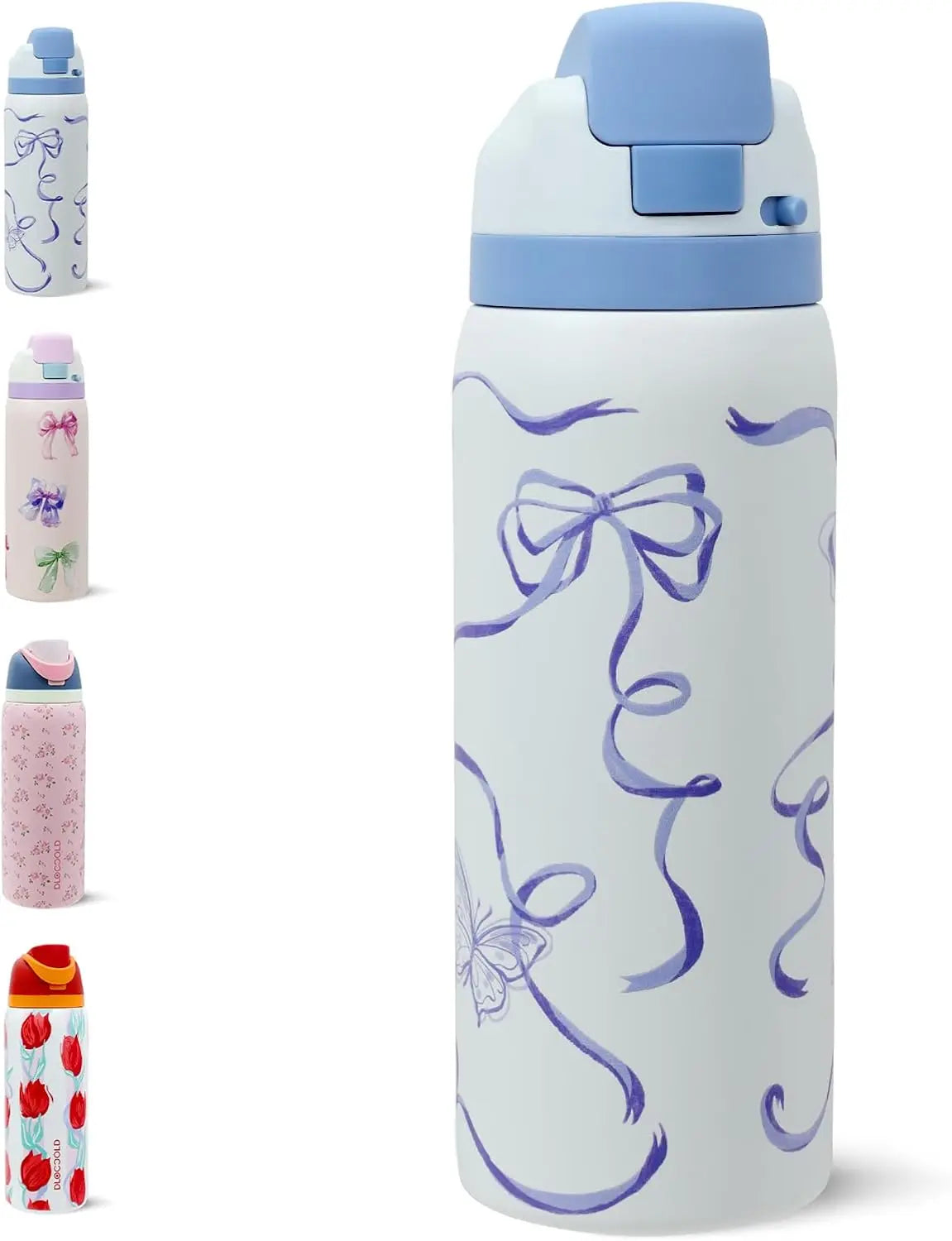 32oz Insulated Stainless Steel Water Bottle with Straw, Leak-Proof Thermos BPA-Free for Sports, Travel, School