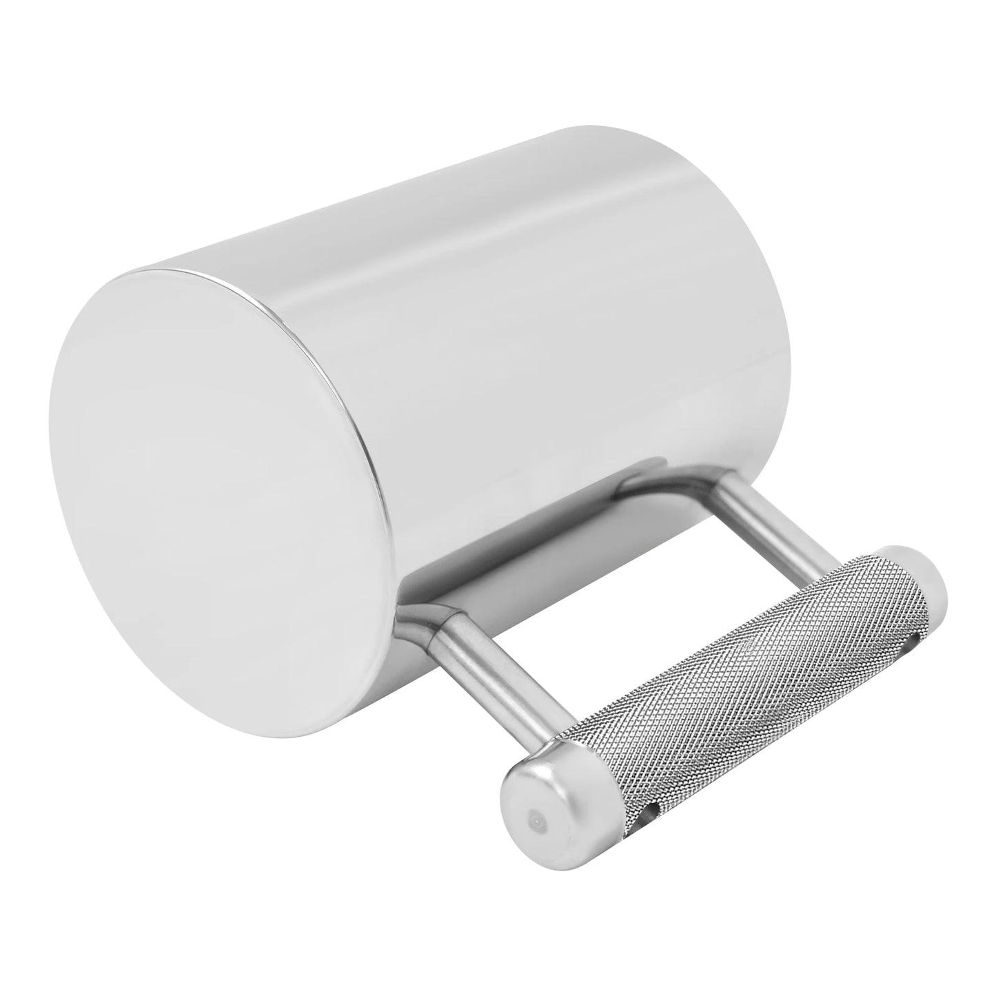 Sports Theme 300ml Capacity Heavy-Duty Stainless Steel Cup, Minimalist Style 18lbs Dumbbell Fitness Mug with Textured Handle