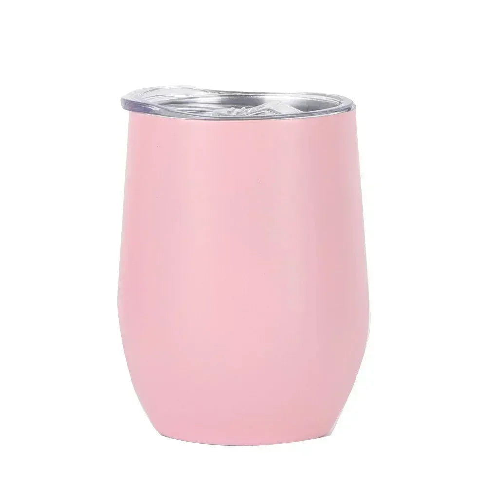 360ml 12oz Thermal Insulated Stainless Steel Tumbler Double Wall Water Bottle Portable To Go Coffee Mug Travel Dinking Cup